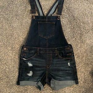 Girls overall shorts